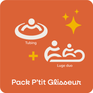 Pack Pâti pilote ( Luge Duo P'ti pilote + Tubing )